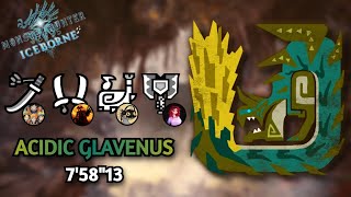 Acidic Glavenus  758quot13  Casual Hunt Highlight 55  Monster Hunter World Iceborne [upl. by Buskirk]