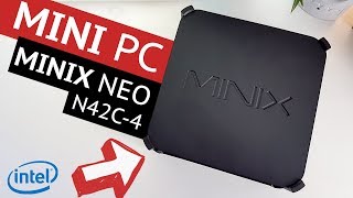 TEST MINI PC MINIX NEO N42C4  INTEL PENTIUM N4200  4K  4GB  32GB EMMC  WIN 10 PRO [upl. by Eibot956]