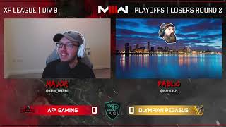 XP League Div 9  Playoffs  LR2  AFA Gaming vs Olympian Pegasus [upl. by Ayerim]