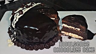 Chocolate Indulgence Cake Recipe • Cotton Soft Chocolate Cake • Kek Indulgence Ala Secret Recipe [upl. by Ahsinod]