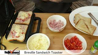 Trying out the Sandwich Toaster  deep fill and filled yummy sandwiches [upl. by Offen917]