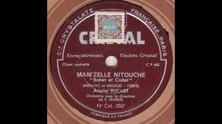 Arlette Rucart quot Mamzelle Nitouche  Babet et Cadet quot 1931 [upl. by Ribble634]