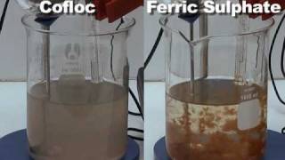 Wastewater Treatment  Cofloc coagulant vs metal based coagulant [upl. by Einrae438]