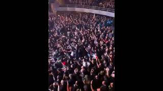 Put your back into the oar amazing row in Amon Amarth concert [upl. by Notsgnal905]