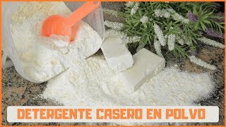 DETERGENTE PARA LAVADORA CASERO EN POLVO  Limpiador caasero [upl. by Rolo]