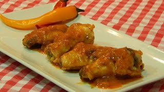 Alitas de pollo picantes receta fácil [upl. by Werdna]