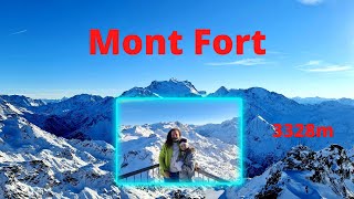 Mont Fort 3328m Off Piste Verbier Switzerland [upl. by Anaela]