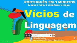 VÍCIOS DE LINGUAGEM [upl. by Ahsitak]