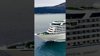 This is Crystal Serenity a beauty on sea short crystal trending cruisinglife music [upl. by Eugirne]