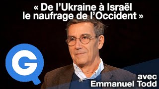 « De l’Ukraine à Israël  le naufrage de l’Occident » avec Emmanuel Todd EXTRAIT [upl. by Harifaz]