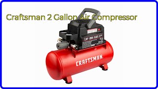 REVIEW 2024 Craftsman 2 Gallon Air Compressor ESSENTIAL details [upl. by Aittam]