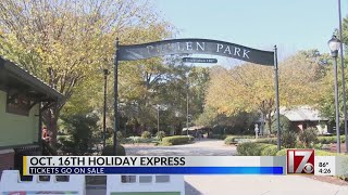 2024 Holiday Express at Pullen Park ticket information announced [upl. by Smallman]