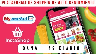 Shoppin My MARKET Pagando 14 Diario  Como Ganar USDT 2024 usdt tether usdtmining app [upl. by Toft]