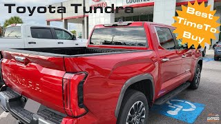 Best Time To Buy A Toyota Tundra [upl. by Jedlicka]