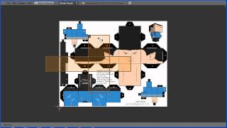 Blender UV Mapping Tutorial  Making a CubeeCraft Figure Mr Spock  Part 1 Head amp Body [upl. by Elnar]