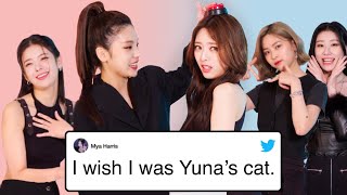 ITZY Competes in a Compliment Battle  Teen Vogue [upl. by Elirpa379]