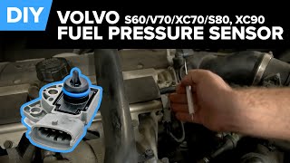 Volvo Fuel Pressure Sensor Replacement  Easy DIY S60 V70 XC70 S80 XC90 [upl. by Nola]