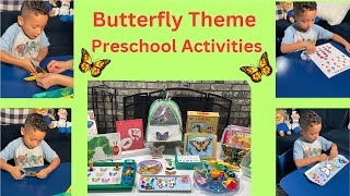 Butterfly Theme Preschool Activities [upl. by Heinrike]