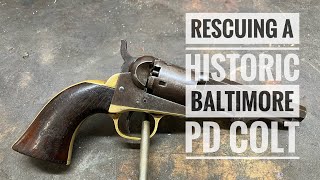 How to Repair a 19th Century Colt Revolver [upl. by Idahs]