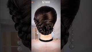 Day 5  3 Finger Braid hairstyle hairstyle shorts viralvideos trending shorts [upl. by Corsetti]