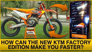 Can the 2024 KTM 450 SXF Factory Edition Make You Faster  First Look [upl. by Ambrosi]