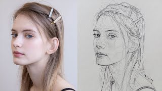 learn how to draw portraits with loomis method like a pro [upl. by Zelazny]