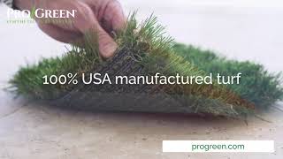 ProGreen Turf  100 American Made  Pet amp Kid Friendly [upl. by Atiuqet]