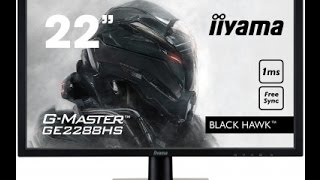 iiyama GMaster Black Hawk GE2288HSB1 Eng Review [upl. by Trent]