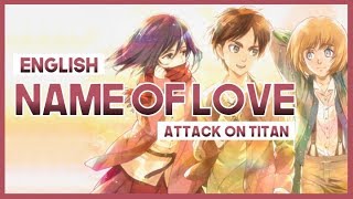 【mew】quotName of Lovequot ║ Attack on Titan S3 Part 2 ED ║ ENGLISH Piano Cover amp Lyrics [upl. by Stanislaus]