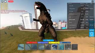 KAIJU UNIVERSE  GODZILLA 2019 MAX vs MOGUERA Jet Jaguar Beta Cleric MUTO  Roblox [upl. by Bord655]