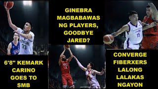 GINEBRA TRADES TWO PLAYERS  SMB ACQUIRES 68quot KEMARK CARINO FROM TERRAFIRMA  TNT MAY NEW SIGNINGS [upl. by Joost]