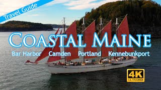 Coastal Maine  Bar Harbor  Camden  Portland  Kennebunkport [upl. by Nowd]