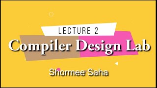 Compiler Design Lab 2  Phases in compiler Lexical Syntax Semantic Analysis Code Generation [upl. by Nyrrek276]