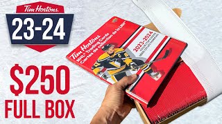 2324 Tim Hortons Hockey Cards Full Box Break Can you get a full setl for 250 [upl. by Alix]