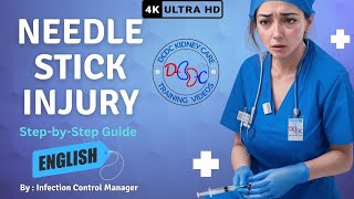 Needle Stick Injury English Needle Prick Injury  NSI  Step by Step Guide  dcdc ttt nabh [upl. by Eneres]