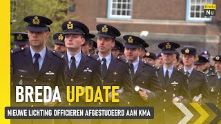 Nieuwe lichting officieren afgestudeerd aan KMA  Breda Update [upl. by Svirad]