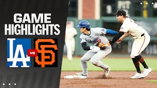 Dodgers vs Giants Game Highlights 51324  MLB Highlights [upl. by Broucek]