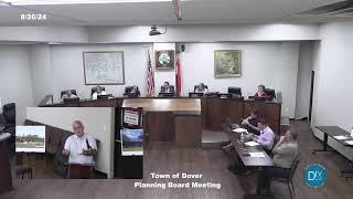 Town of Dover  Planning Board Meeting 8262024 [upl. by Newcomb]