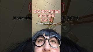 Edna Mode Reviews Marvel Super Suits ednamode incredibles disney marvel [upl. by Millford]