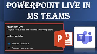 PowerPoint Live in Microsoft Teams [upl. by Enail897]