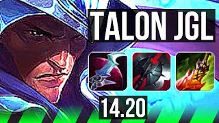 TALON vs HECARIM JGL  Rank 2 Rank 2 Talon 1105 Legendary 600 games  EUW Diamond  1420 [upl. by Roter]