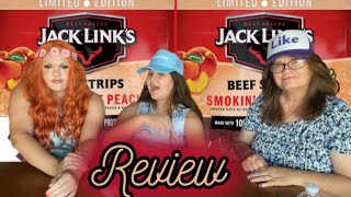 Jack Links Smokin’ Hot Peach Beef Strips Review [upl. by Storm228]