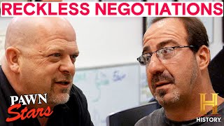 Pawn Stars Daredevil Negotiations with Davey Deals [upl. by Norval386]