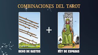 Combinaciones tarot con EL DIEZ DE BASTOS  ARCANOS MENORES DE ESPADAS Por TARA [upl. by Whitson]