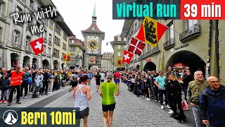 GP Bern 10mi 🇨🇭 Schweiz Wunderland  Laufband Laufen  Virtual Run 84 [upl. by Nina]