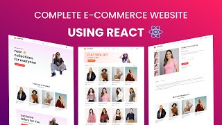 How To Create Complete Ecommerce Website Using React JS Step by Step Tutorial 2023 [upl. by Nodnyl]