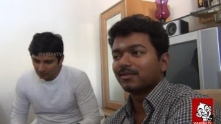 Vijays Jilla Movie Launch  Ananda Vikatan [upl. by Ettevroc191]