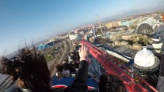 Pepsi Max  Blackpool Pleasure Beach 010417 [upl. by Ecylla]