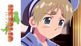 Hetalia Axis Powers on DVD 91410  Sealand  Anime Episode Clip [upl. by Ahsinej]