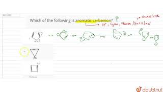 Which of the following is aromatic carbanion  CLASS 12  ORGANIC CHEMISTRY  SOME BASIC PRINC [upl. by Reteid]